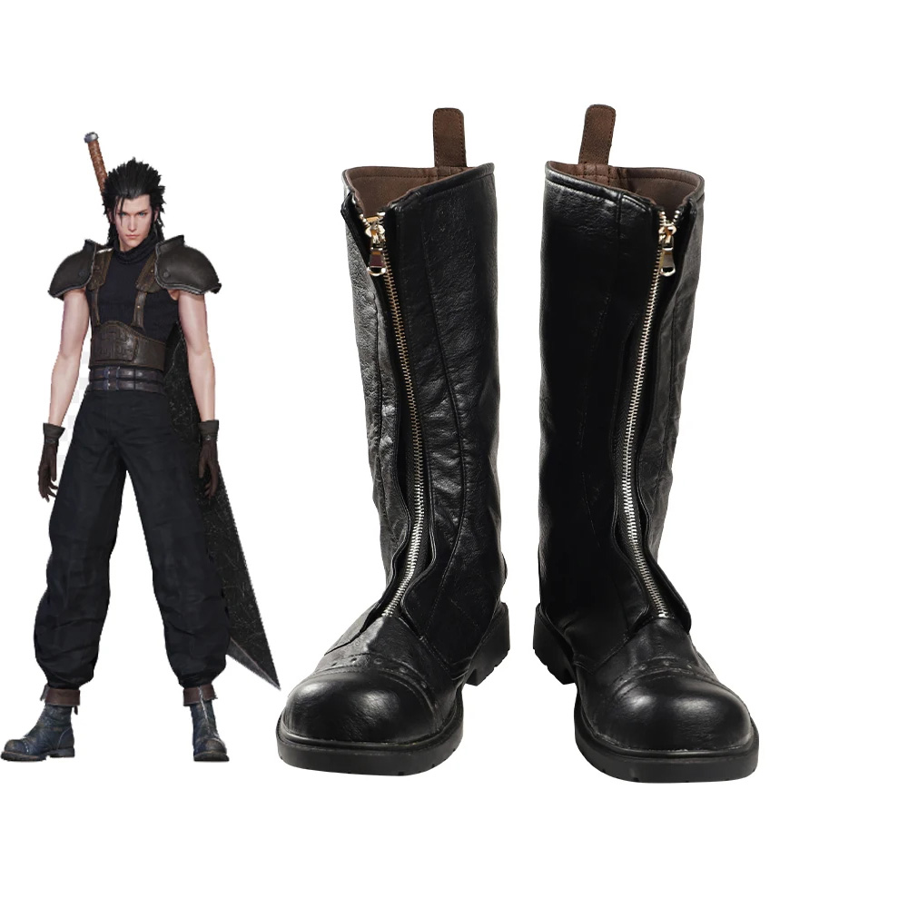 Game Final Fantasy VII Zack Fair Cosplay Shoes Boots