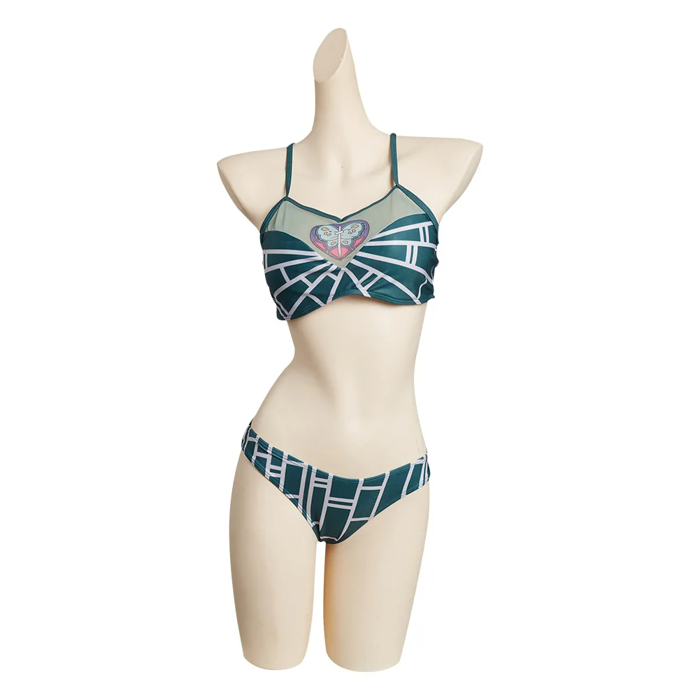 JoJo‘s Bizarre Adventure Jolyne Cujoh Cosplay Costume Outfits Halloween Carnival Suit Swimsuit