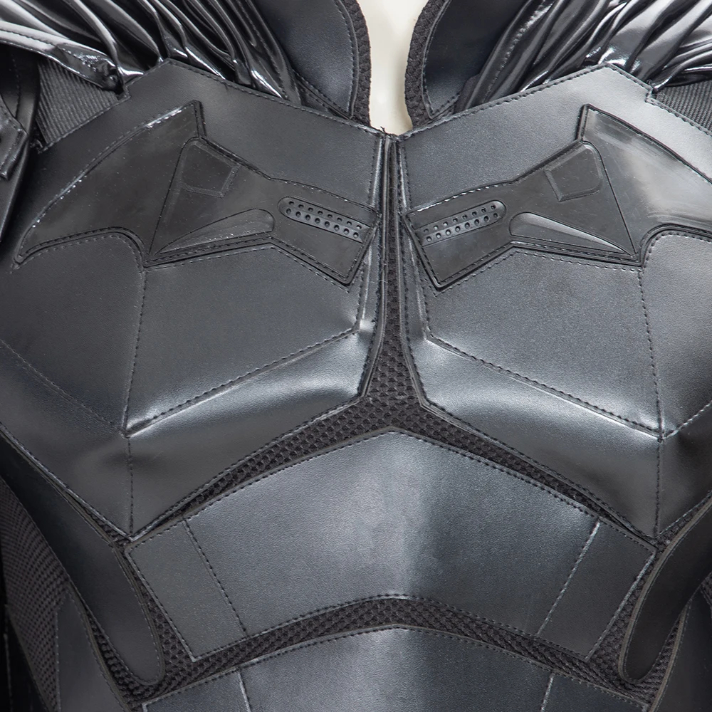 DC Movie Superhero New Bat hero Bruce Wayne Robert Cosplay Costume Adult Battle Outfit Party Full Props Suit