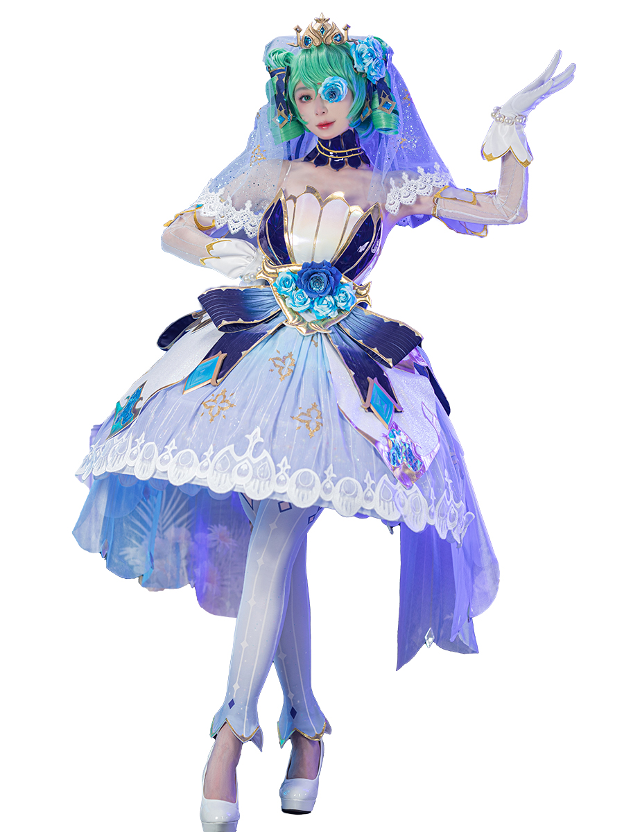 League of Legends LOL Gwen Cosplay Costume Dress