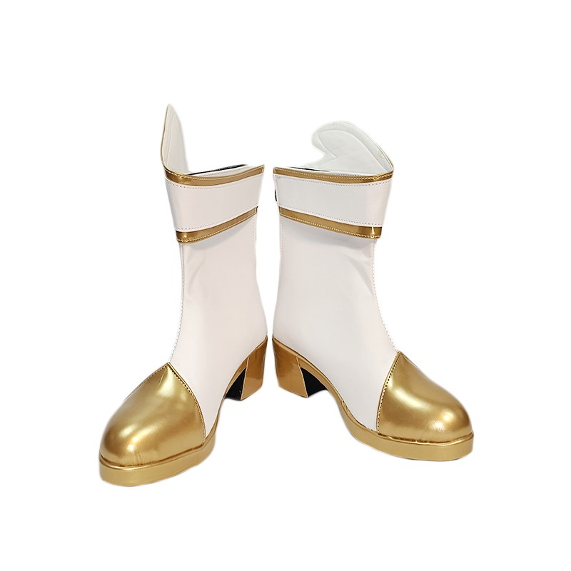 League of Legends Wild Rift LOL Star Guardian Seraphine White Cosplay Shoes Boots