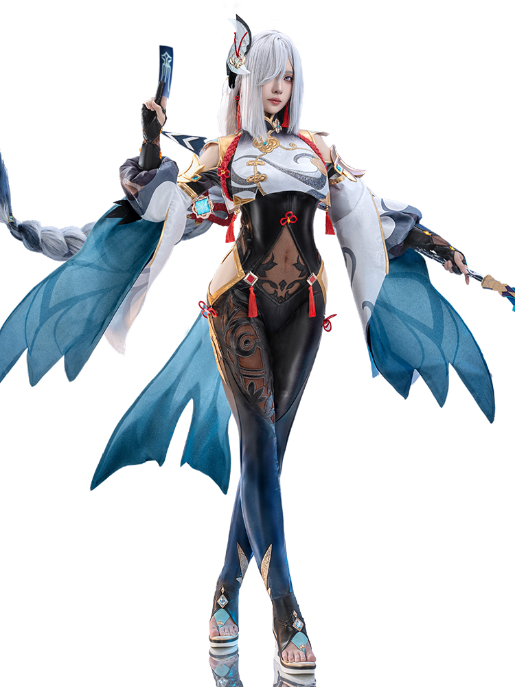 Game Genshin Impact Aloy Brown Halloween Cosplay Wigs