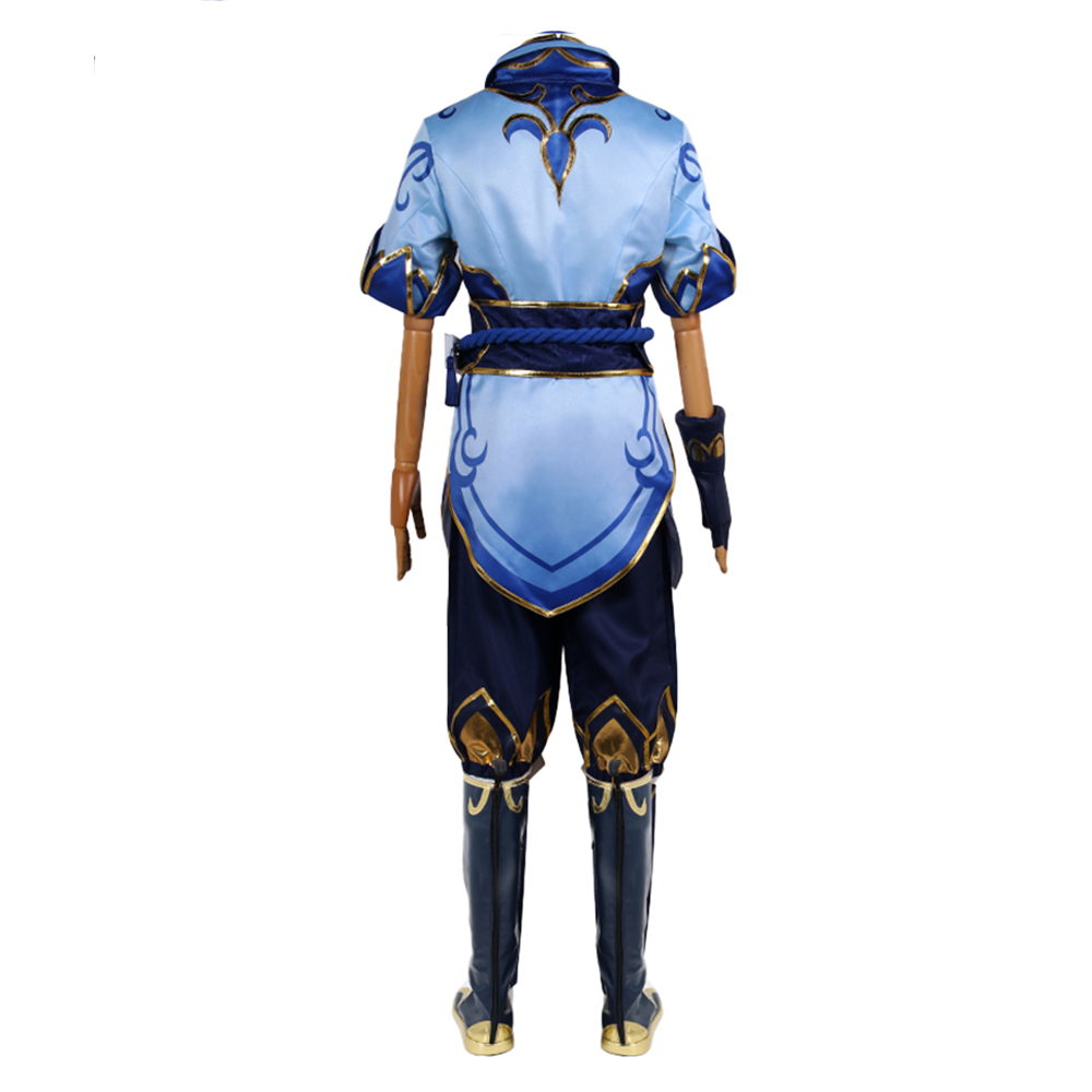 Game League of Legends LOL Porcelain Protector Ezreal  Cosplay Costume White Cosplay Shoes Boots DAX