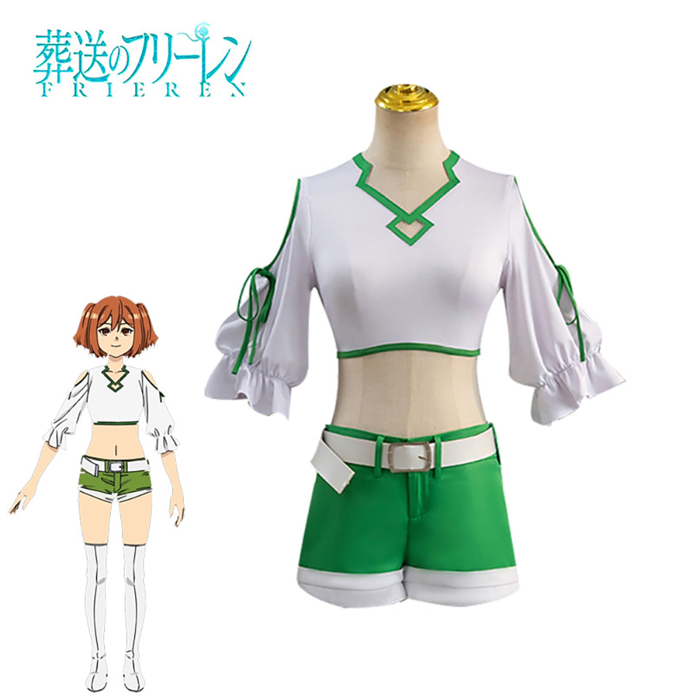 Frieren Beyond Journey's End Anime Costume, Lawine Kanne Cosplay Costume, Dress, Cape, School Uniform, Tights, Third Class Wizard Shorts