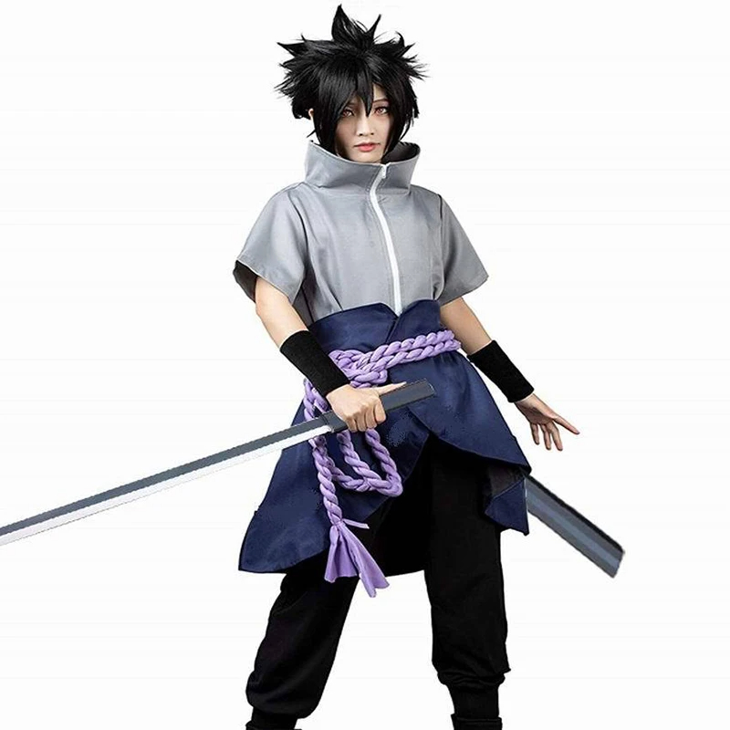 Anime Naruto Uchiha Sasuke Orochimaru Style Cosplay Costume Halloween