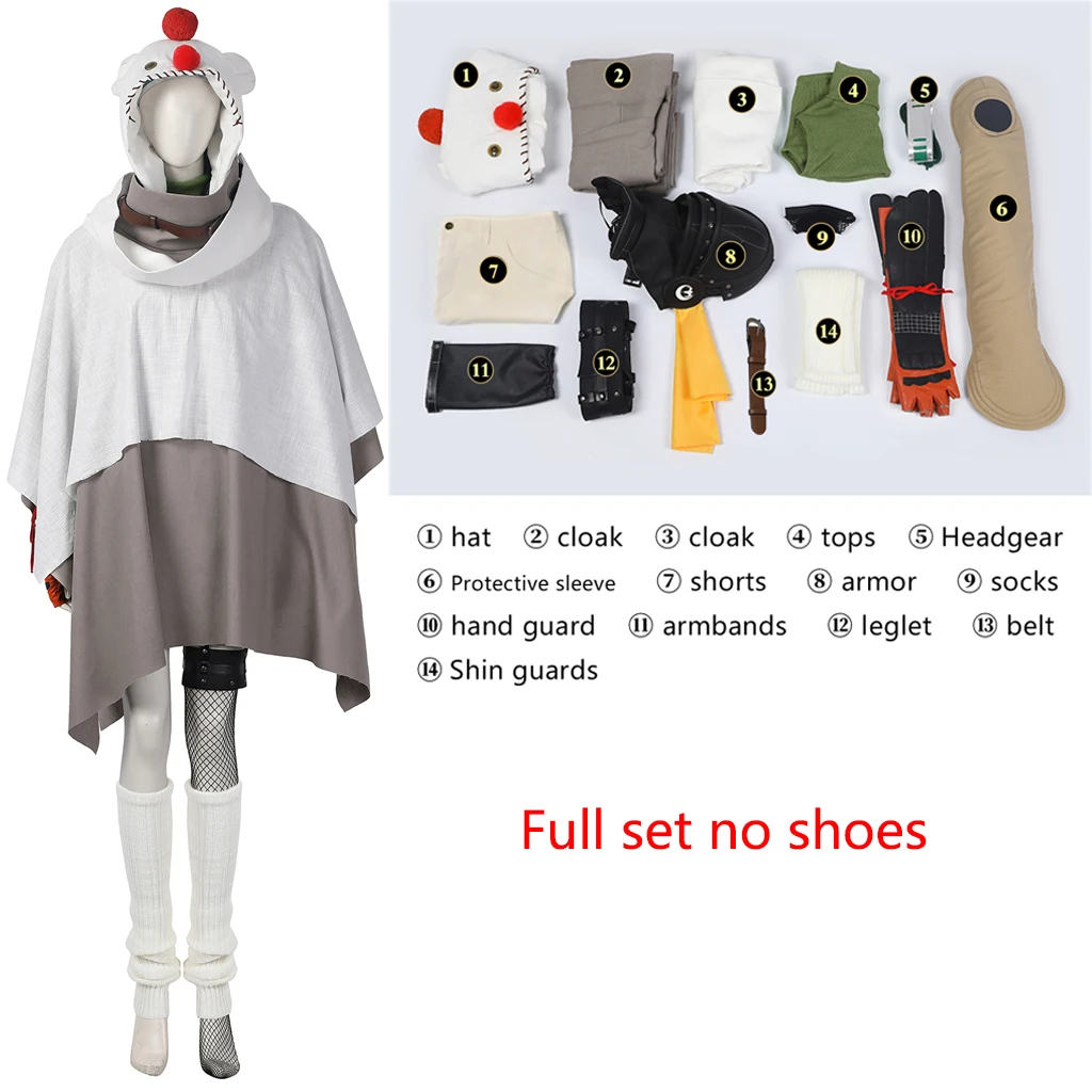 Final Fantasy VII Yuffie Kisaragi Cosplay Costume Game FF7 Remake Warrior Outfit Shoes Full Set Women 