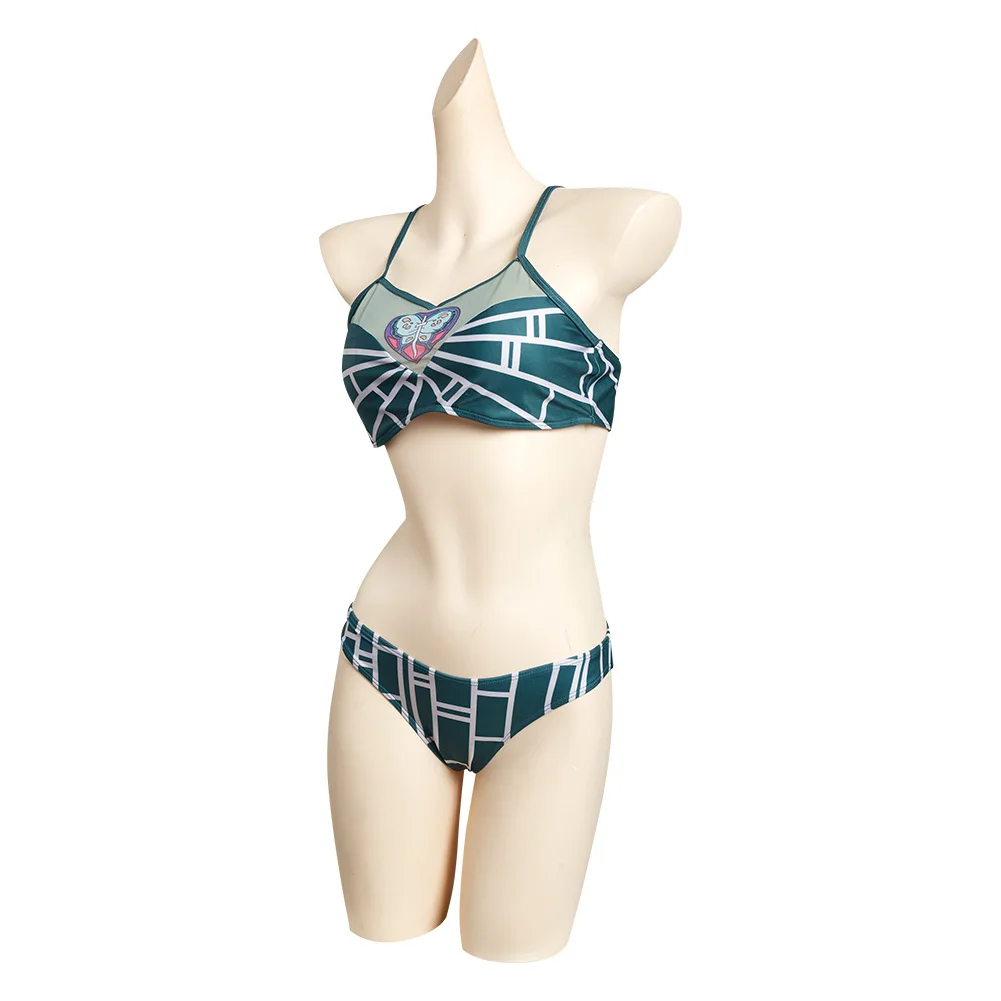 JoJo‘s Bizarre Adventure Jolyne Cujoh Cosplay Costume Outfits Halloween Carnival Suit Swimsuit