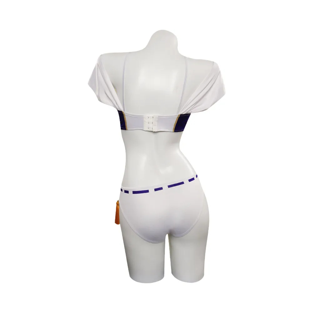 Genshin Impact Kamisato Ayato Swimsuit Cosplay Costume Women Girls Swimwear Beachsuit