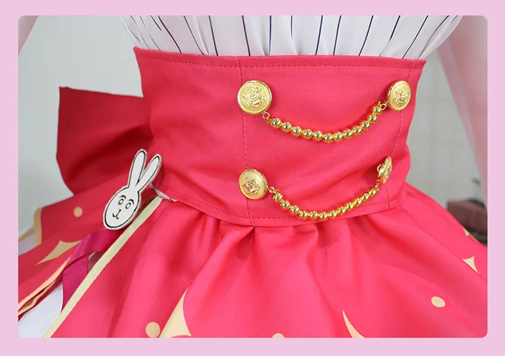 Oshi No Ko Hoshino Ai Cosplay Costume Lolita Skirt Wig Long Dark Purple