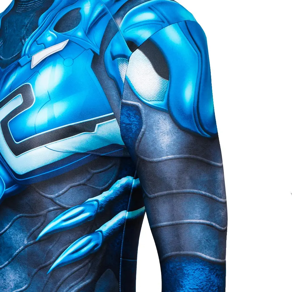Men's Blue Beetle Costume Anime Costume Superhero Roleplay Fantasy Monkey Mask Role Playing Game Fashion Costume New DC Movie