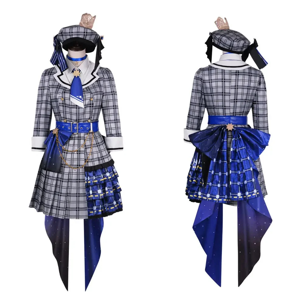 Anime Virtual YouTuber VTuber Hololive Hoshimachi Hosimati Suisei Cosplay Costumes Carnival Outfit Stage Dress