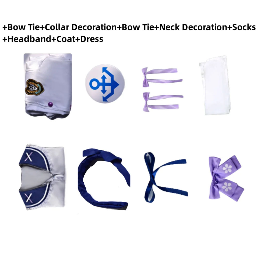 Anime Virtual YouTuber Minato Aqua Carnival Disguise VTuber Hololive Wig JK Uniform Skirt Woman