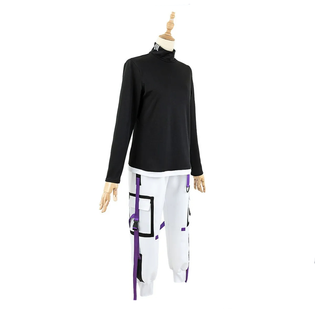 Anime Virtual Youtuber Fuwa Minato Cosplay Costume Wig Daily Uniform Hooded Coat Man Woman Party