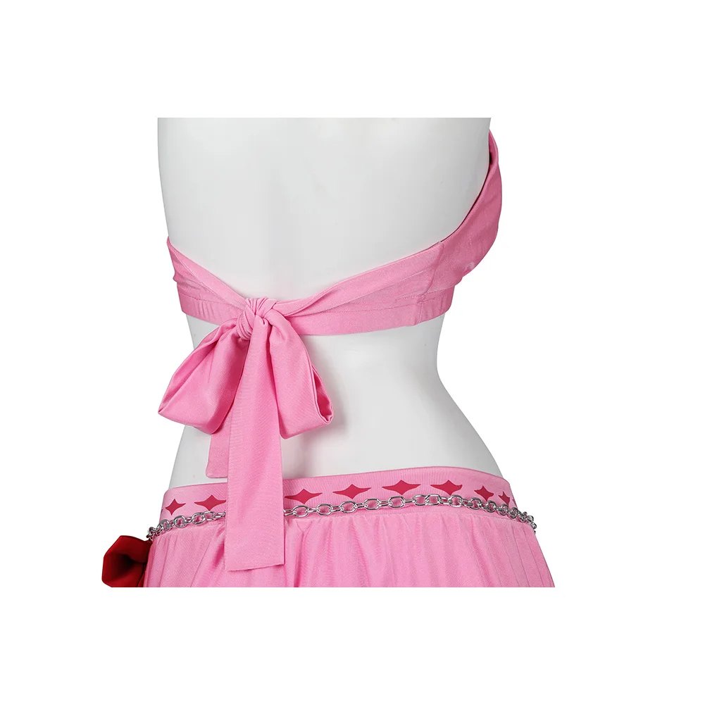 Aerith Gainsborough Cosplay Swimsuit Bikini Costume Final Fantasy Women Girls Disguise Clothing Halloween Carnival Suit