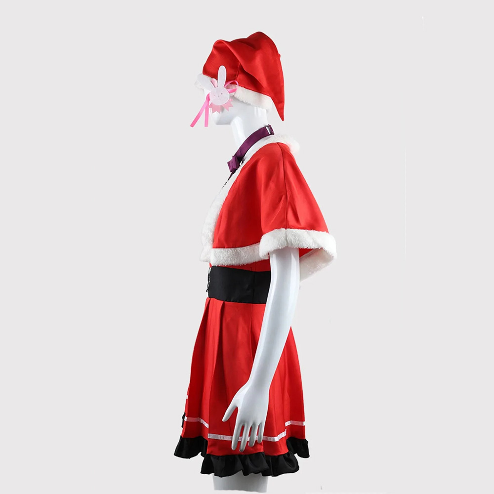 OSHI NO KO Hoshino Ai Christmas Cosplay Costume Red Dress
