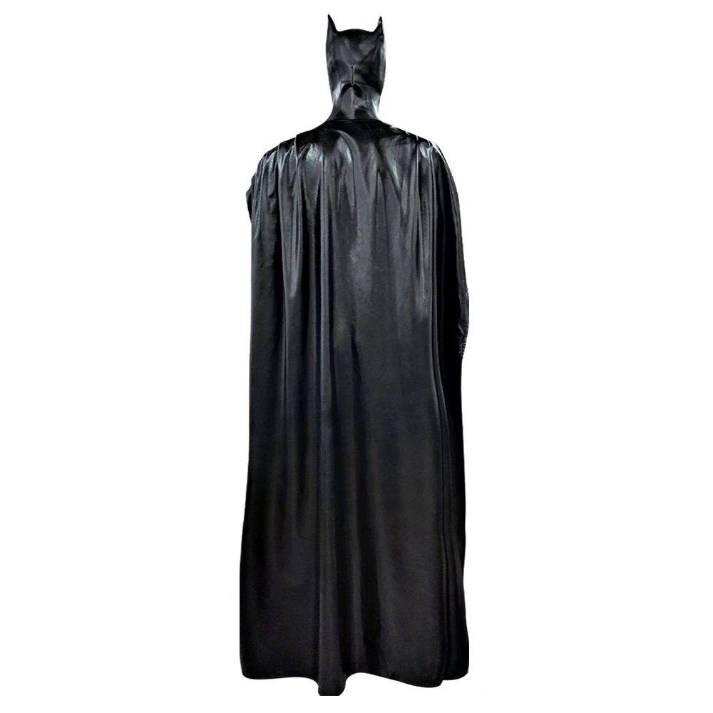 DC Movie Superhero New Bat hero Bruce Wayne Robert Cosplay Costume Adult Battle Outfit Party Full Props Suit