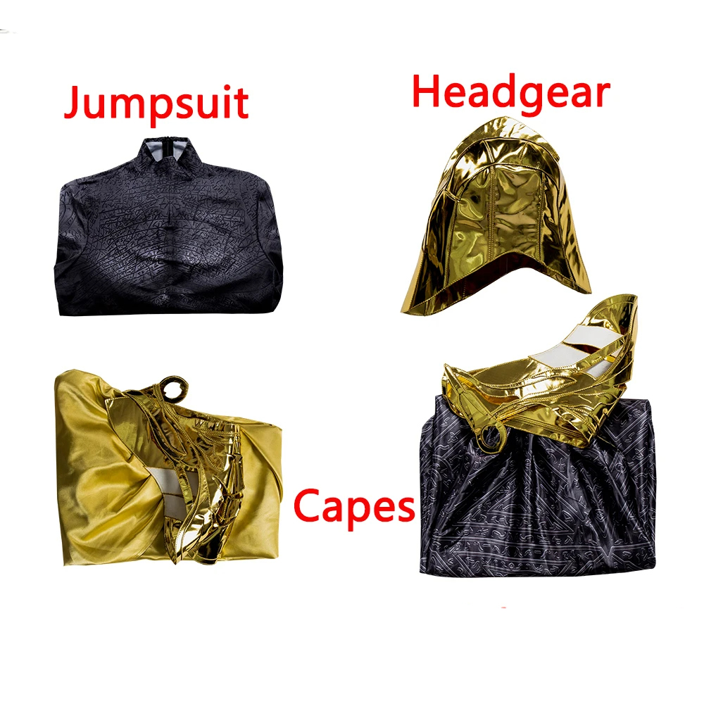 Doctor Fate Black Adam Kent Nelson Cosplay Costume Halloween Bodysuit Jumpsuits DC Movie