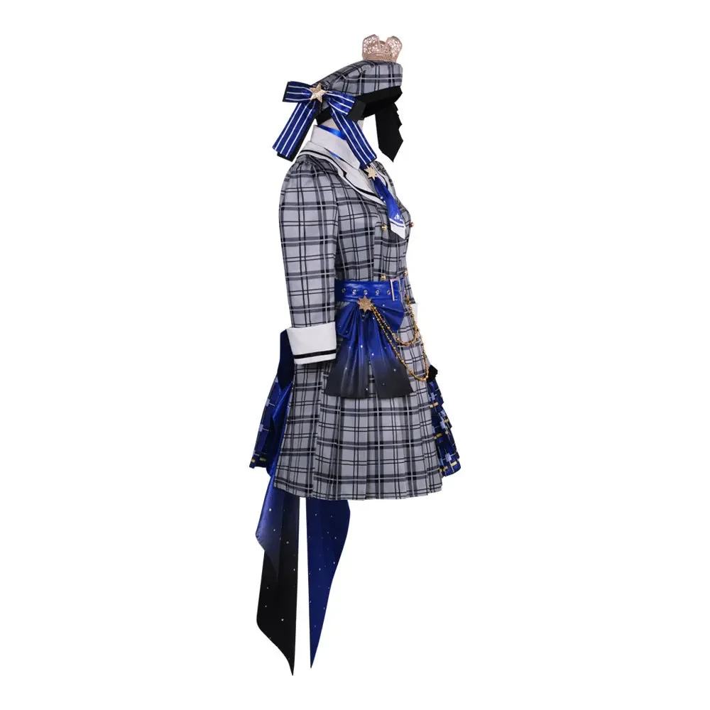 Anime Virtual YouTuber VTuber Hololive Hoshimachi Hosimati Suisei Cosplay Costumes Carnival Outfit Stage Dress