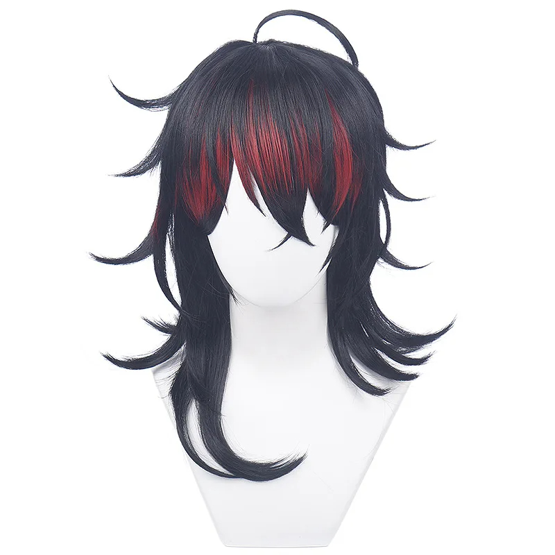 Anime Virtual YouTuber Vox Akuma Cosplay Wig 