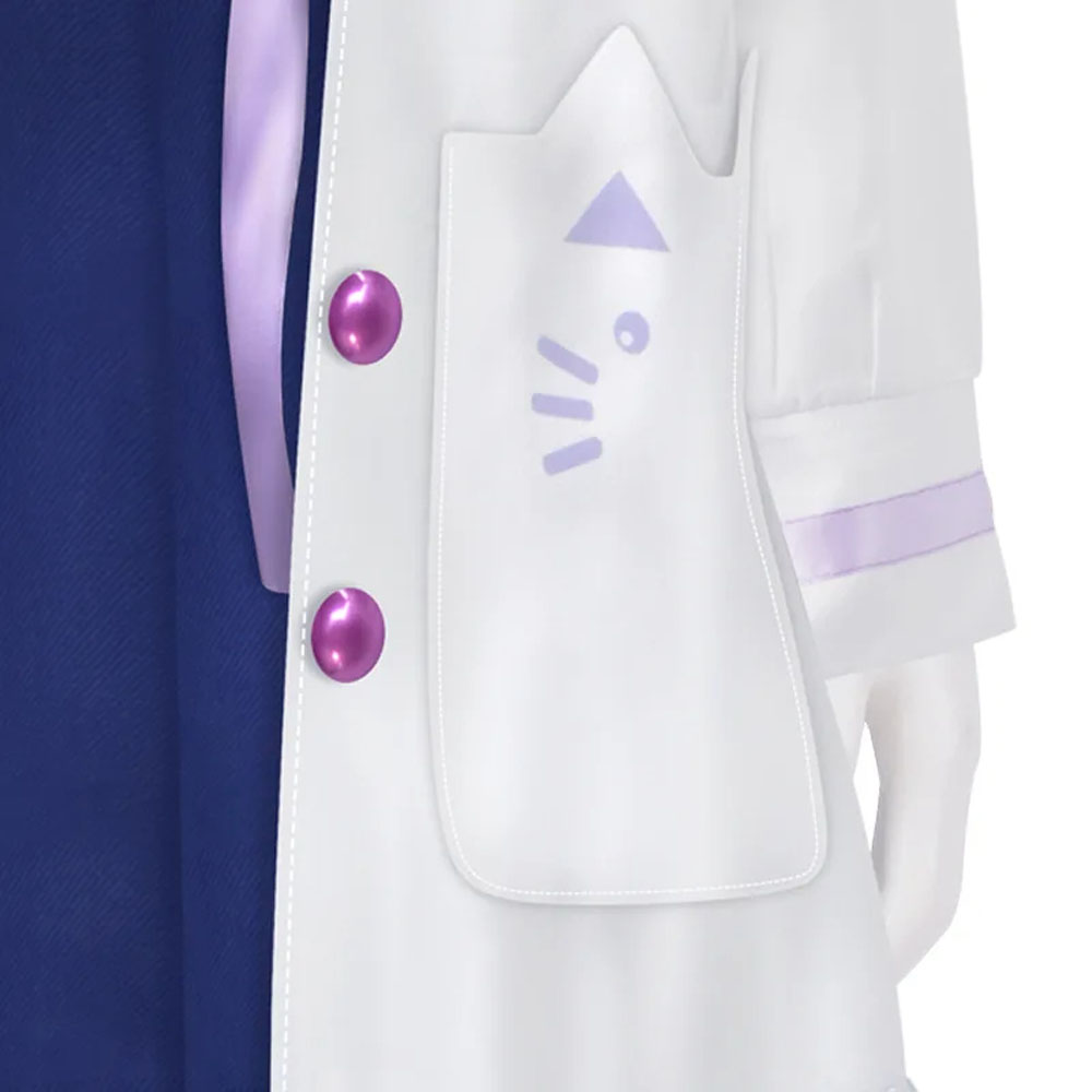 Anime Virtual YouTuber Minato Aqua Carnival Disguise VTuber Hololive Wig JK Uniform Skirt Woman