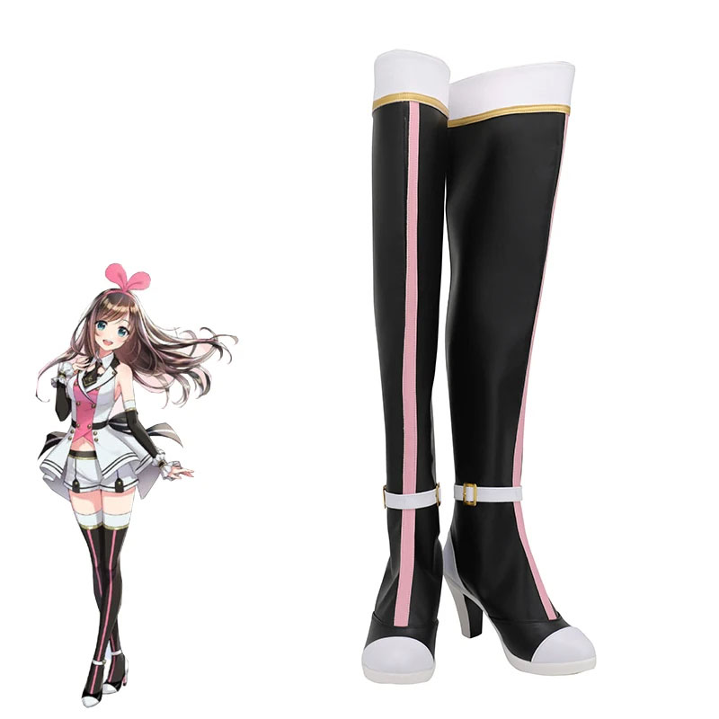 Virtual YouTuber Vtuber A.I. Kizuna AI Channel Customize High Heels Shoes Cosplay Shoes