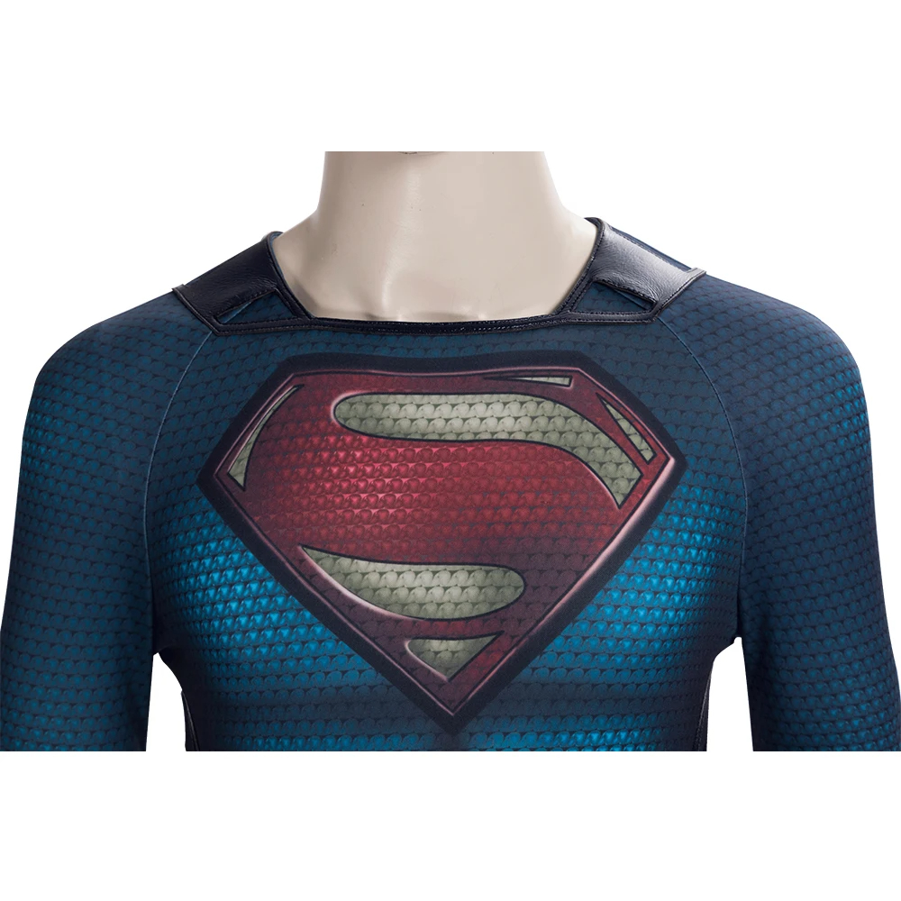 DC Movie-Superman: Man of Steel cosplay jumpsuit with cape