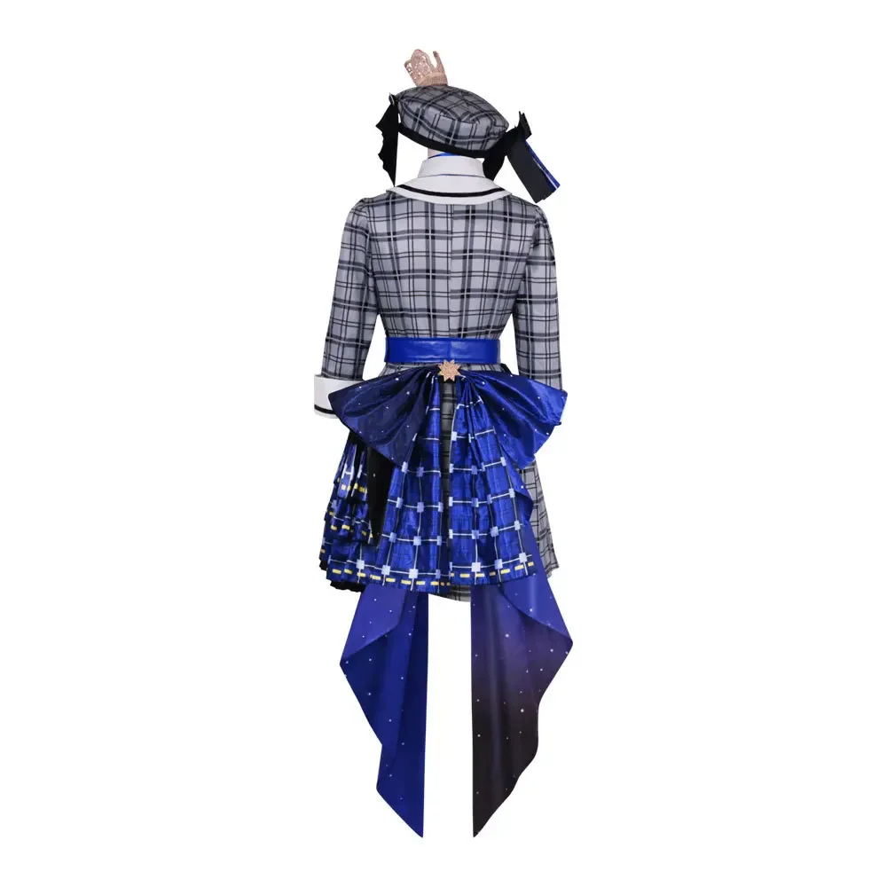 Anime Virtual YouTuber VTuber Hololive Hoshimachi Hosimati Suisei Cosplay Costumes Carnival Outfit Stage Dress