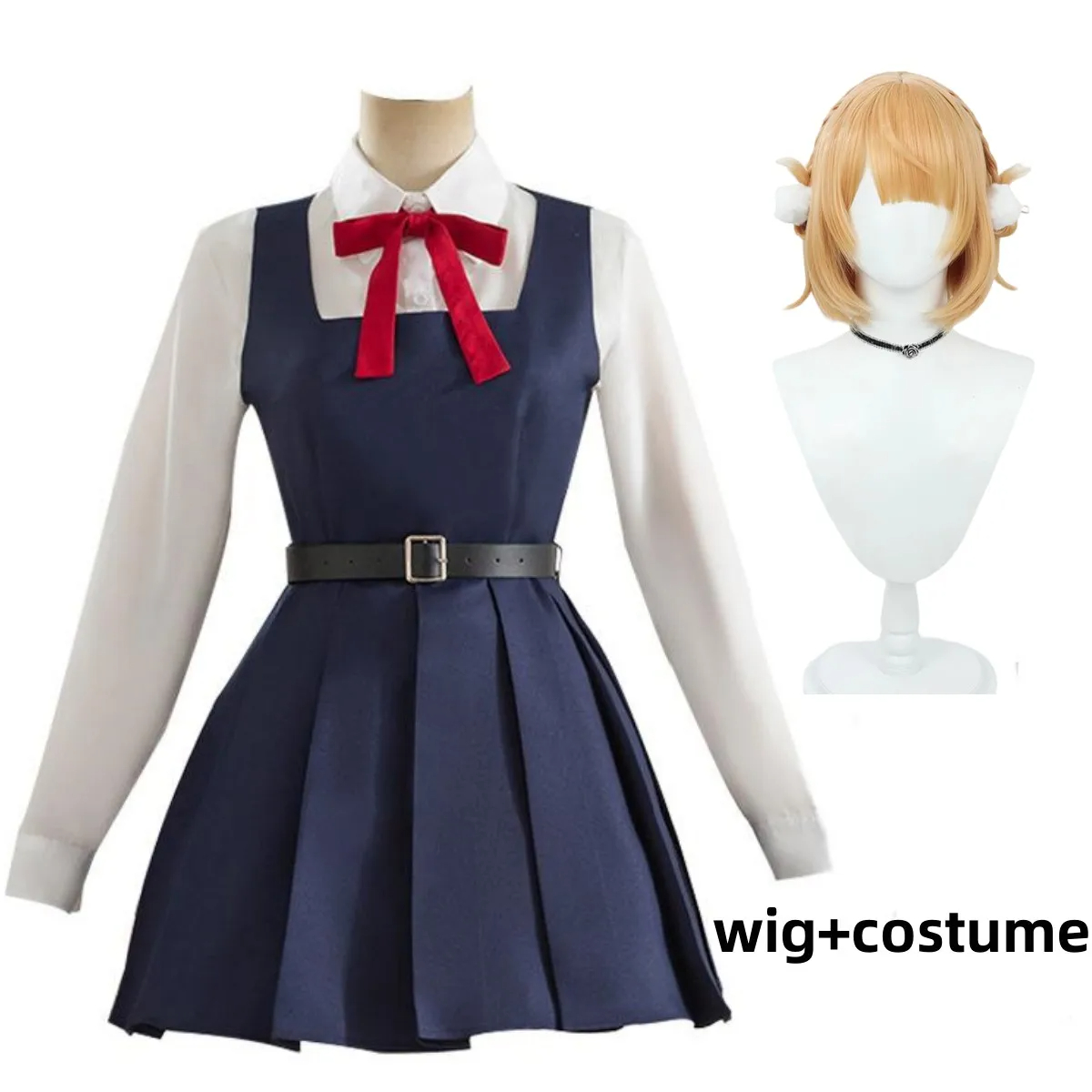 Anime Virtual YouTuber Shigure Ui Cosplay Costume VTuber Wig Japan South Korea JK School Uniforms Woman 
