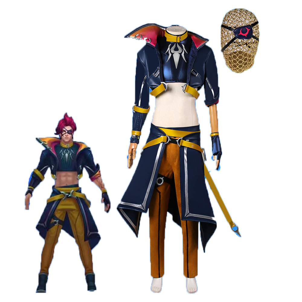 Game League Of Legends LOL HEARTSTEEL Shieda Kayn Cosplay Costume DAX
