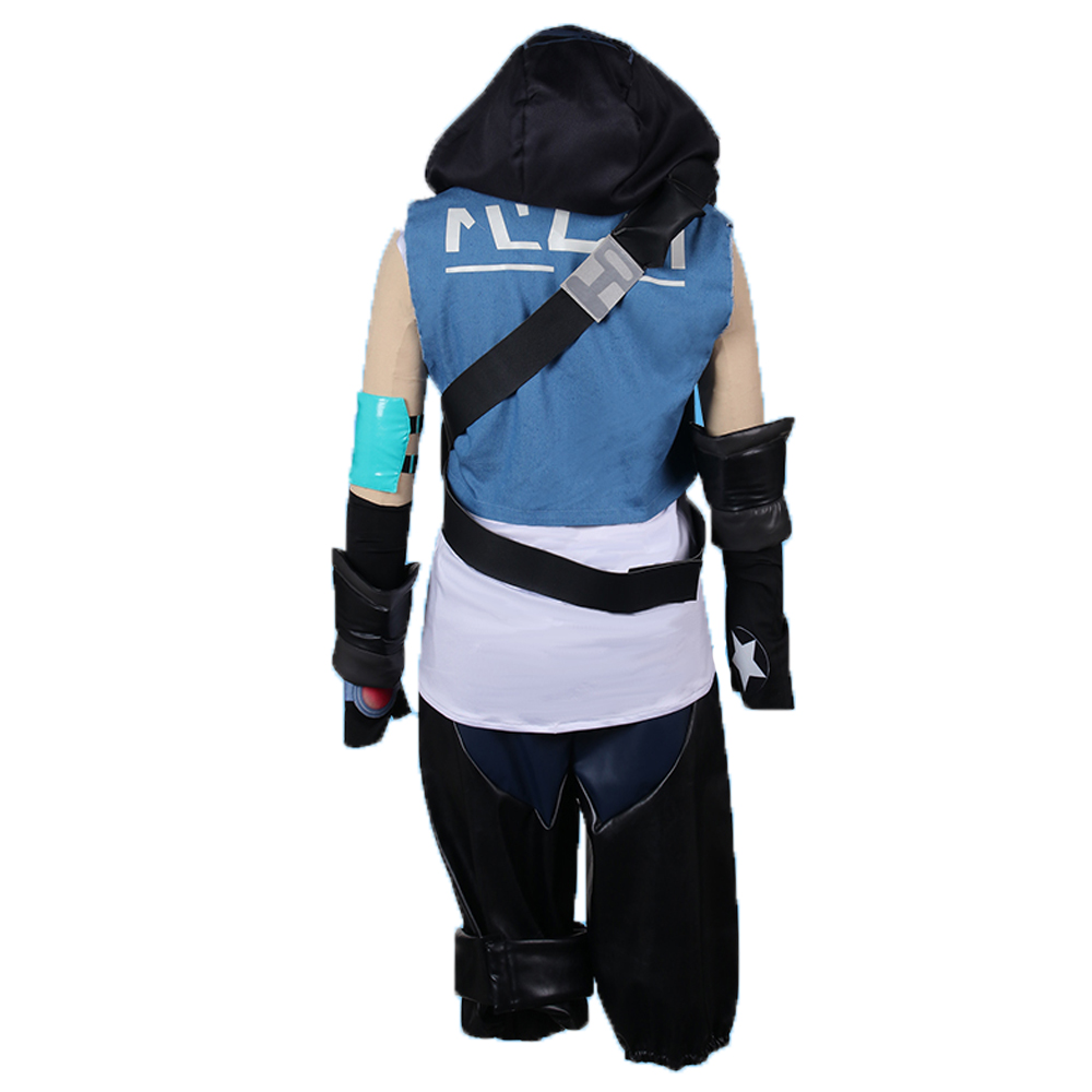Game LOL League of Legends Ekko Cosplay Costume DAX