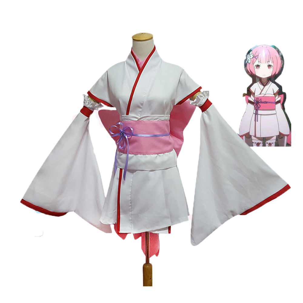 Anime Re: Life In A Different World From Zero Rem kimono Cosplay Costume