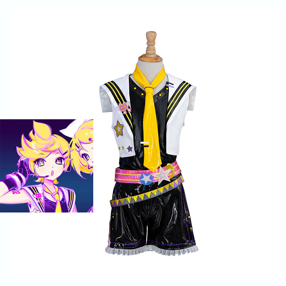 Muse Dash & Hatsune Miku  Kagamine Rin Halloween Cosplay Costume Full Set