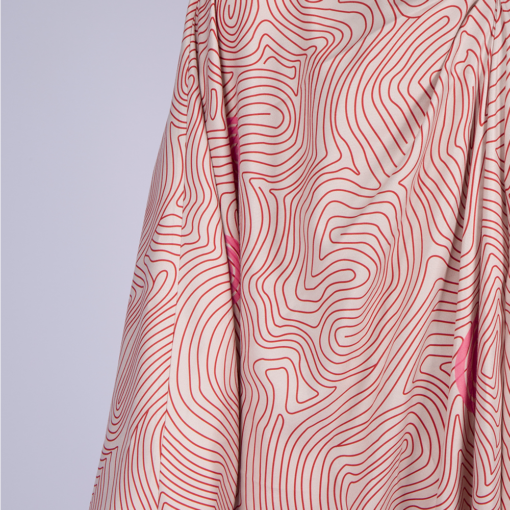 Marvel Movie Thor 4 Love and Thunder Cloak Cosplay Costume Thor Pink Pattern Cape  M20220535