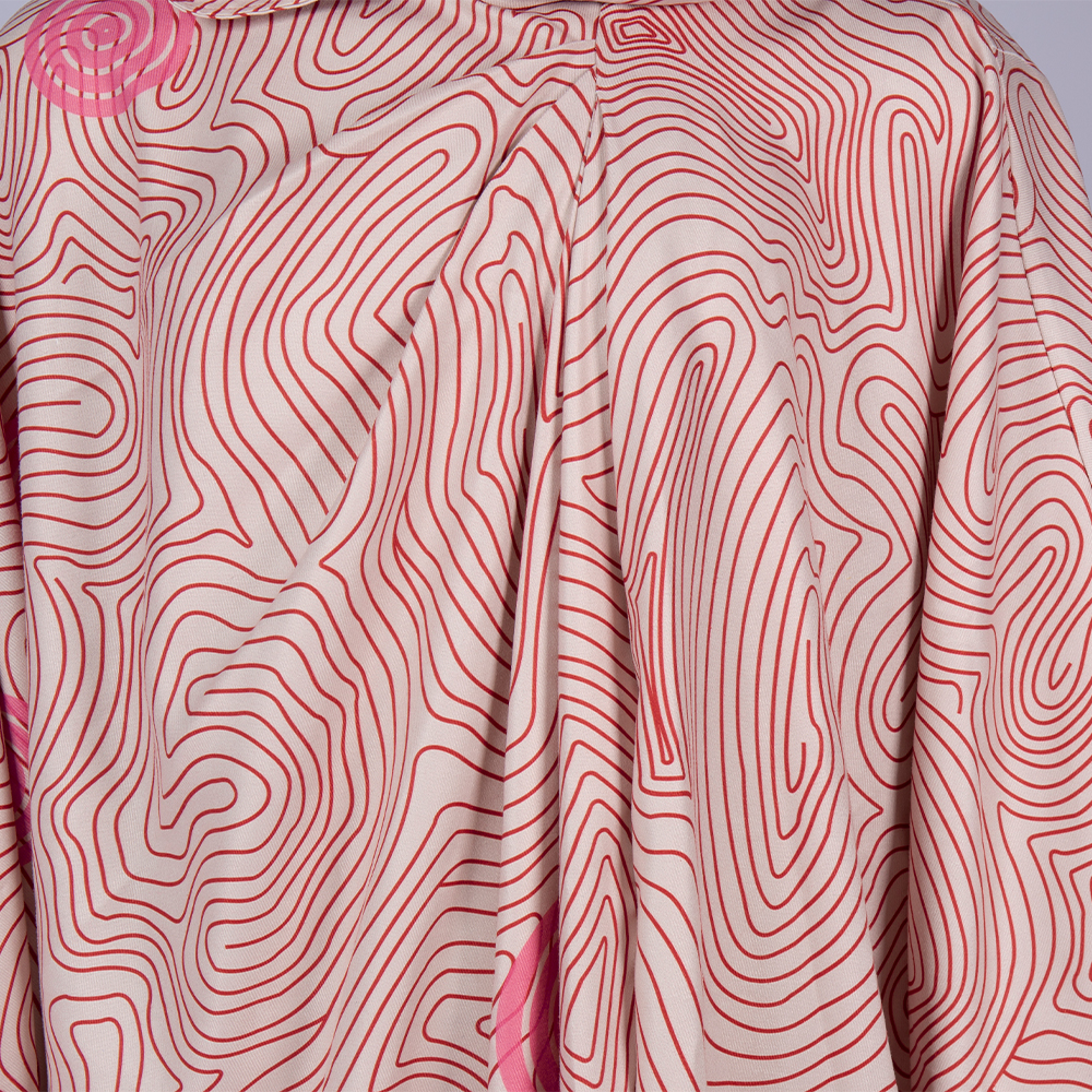 Marvel Movie Thor 4 Love and Thunder Cloak Cosplay Costume Thor Pink Pattern Cape  M20220535