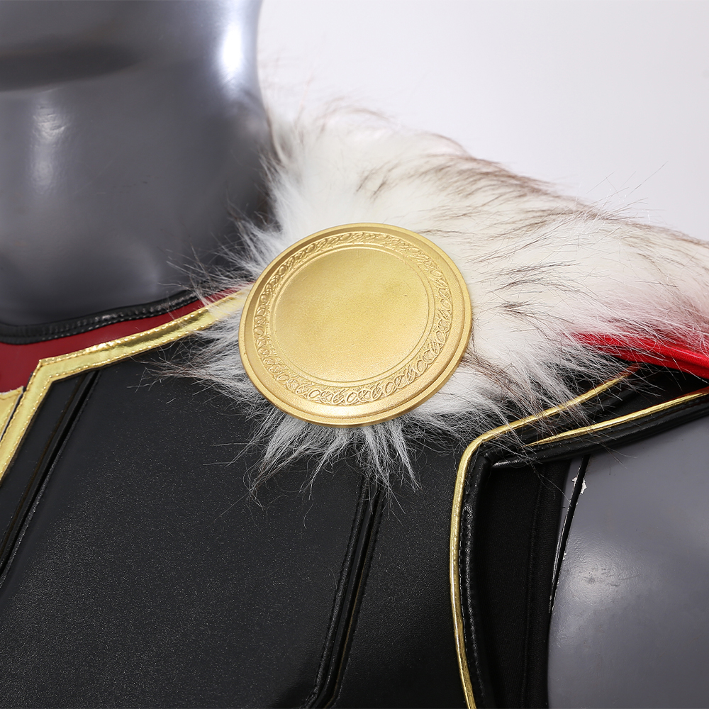 Marvel Movie Thor Love And Thunder Male Thor Odinson Black Battle Suit Halloween Cosplay Costume Full Set M20220487