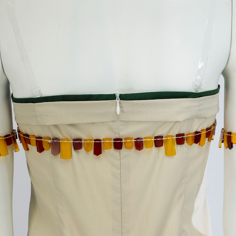 Tears of the Kingdom Cosplay Princess Elf Ears Costume Halloween Masquerade Dress Elegant Set with Accessories