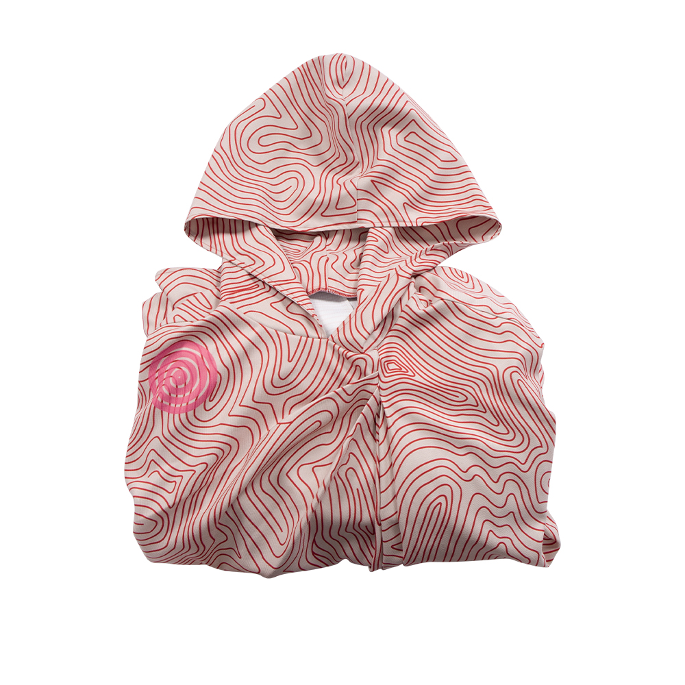 Marvel Movie Thor 4 Love and Thunder Cloak Cosplay Costume Thor Pink Pattern Cape  M20220535