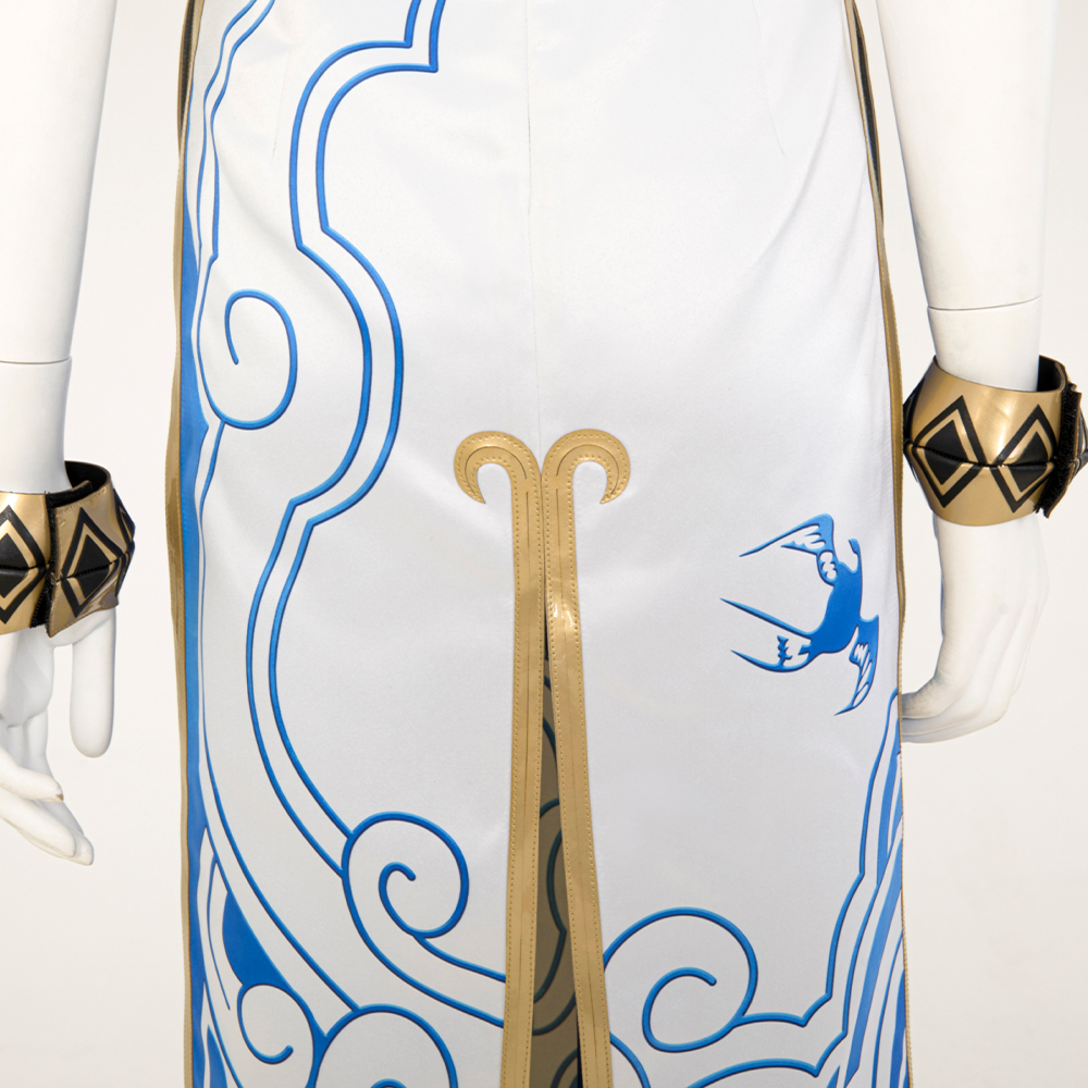 Game Street Fighter ChunLi cheongsam ,Pants ,Head rope, Stud earrings,Shoes,Cosplay Costume 