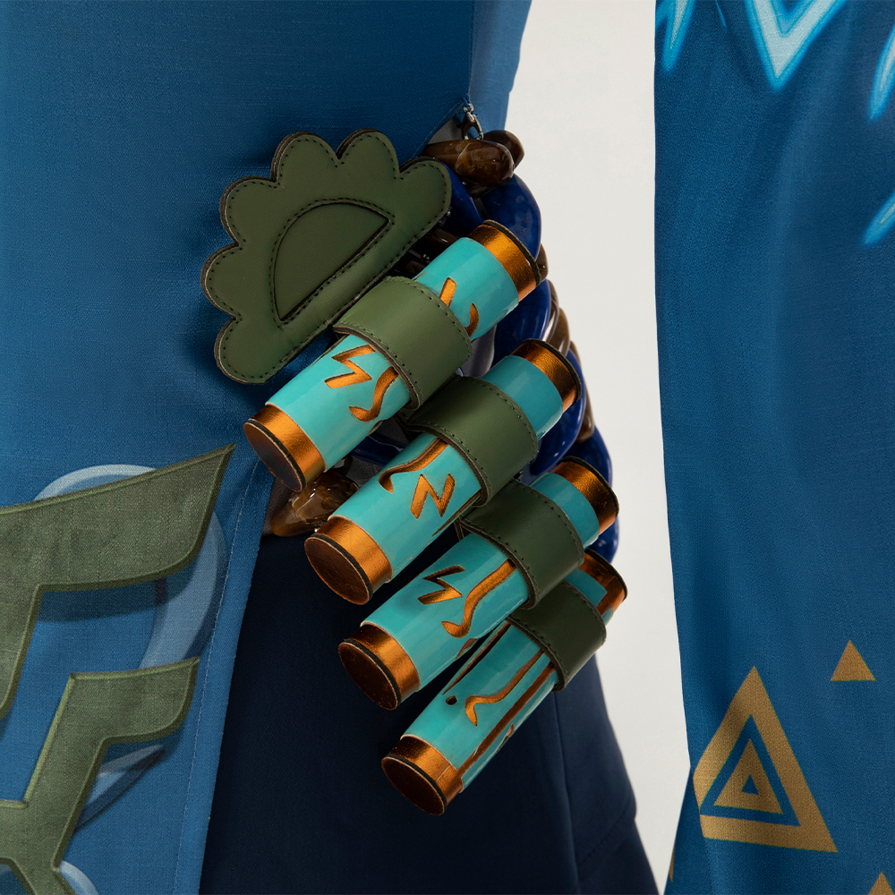 Game The Legend of Zelda Tears of the Kingdom Link Cosplay Costume With Accessories (Without Shoes) M20230621