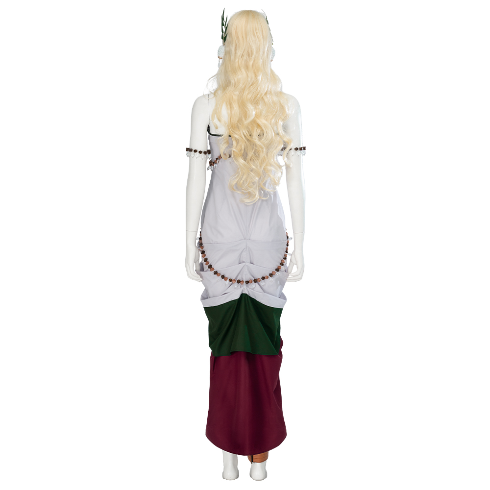 White Legend Of Zelda Tears Of The Kingdom Queen Sonia Halloween Cosplay Costume Set