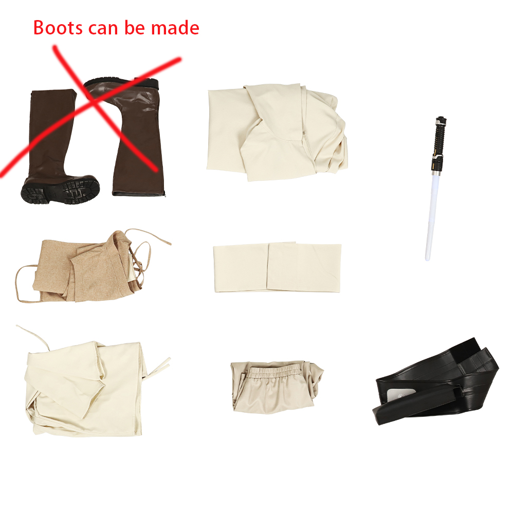 Movie Star Wars The Acolyte Sol Halloween Jedi Master Suit Cape Cosplay Costume (Without Boots) M20240683