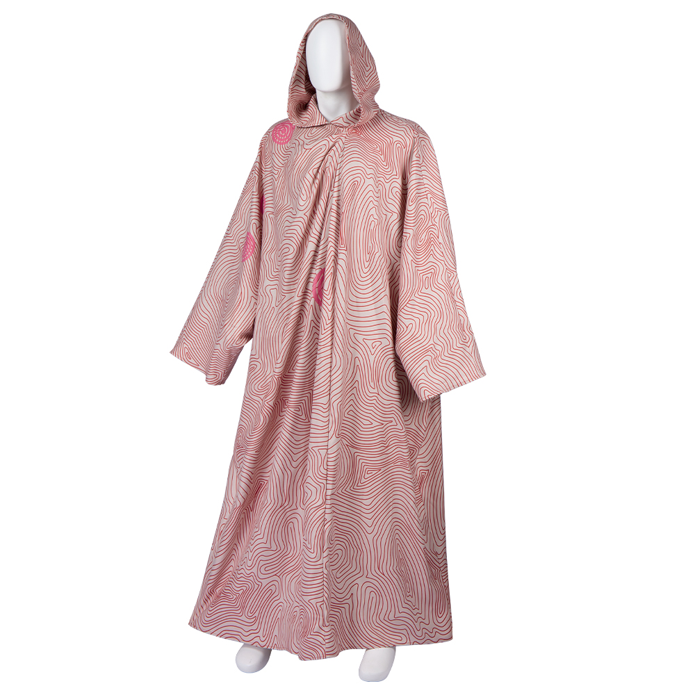 Marvel Movie Thor 4 Love and Thunder Cloak Cosplay Costume Thor Pink Pattern Cape  M20220535