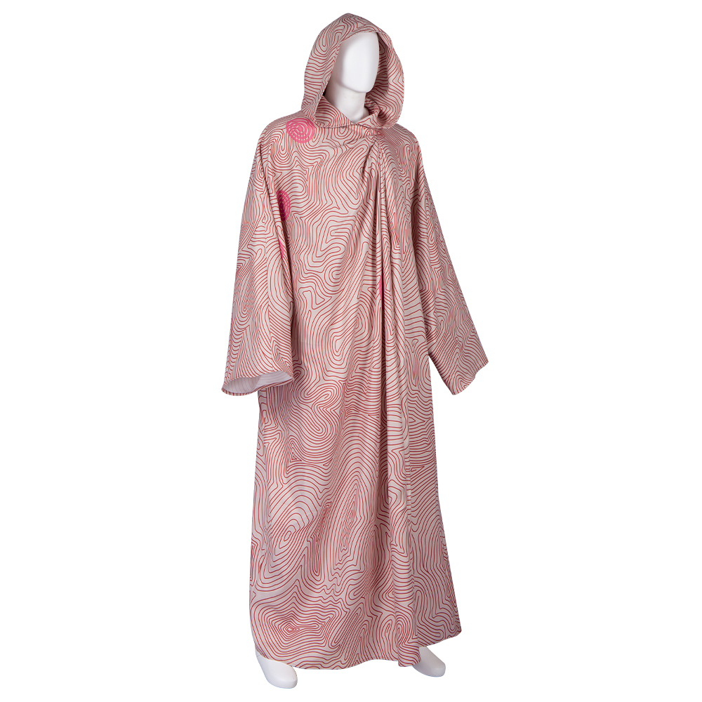Marvel Movie Thor 4 Love and Thunder Cloak Cosplay Costume Thor Pink Pattern Cape  M20220535