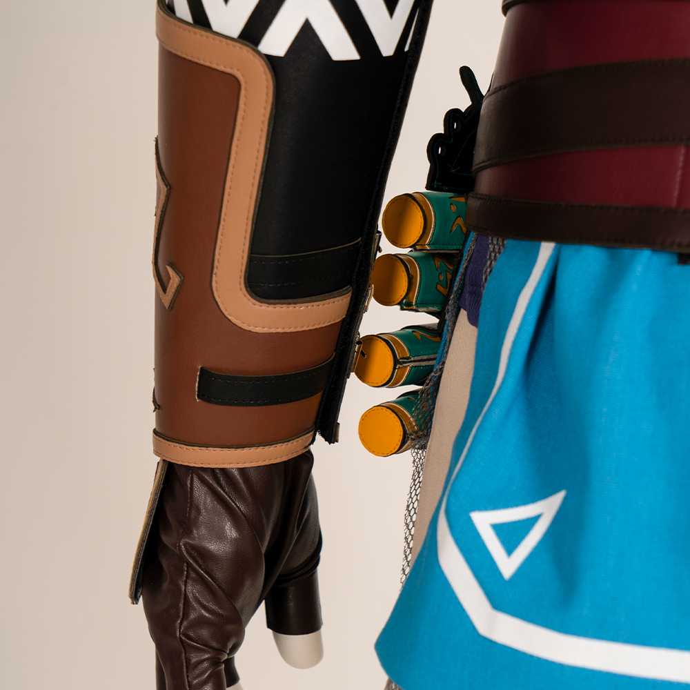 The Legend of Zelda: Tears of the Kingdom Costume Link Customizable Cosplay Costume Full Full with Props Cloak Halloween Outfit
