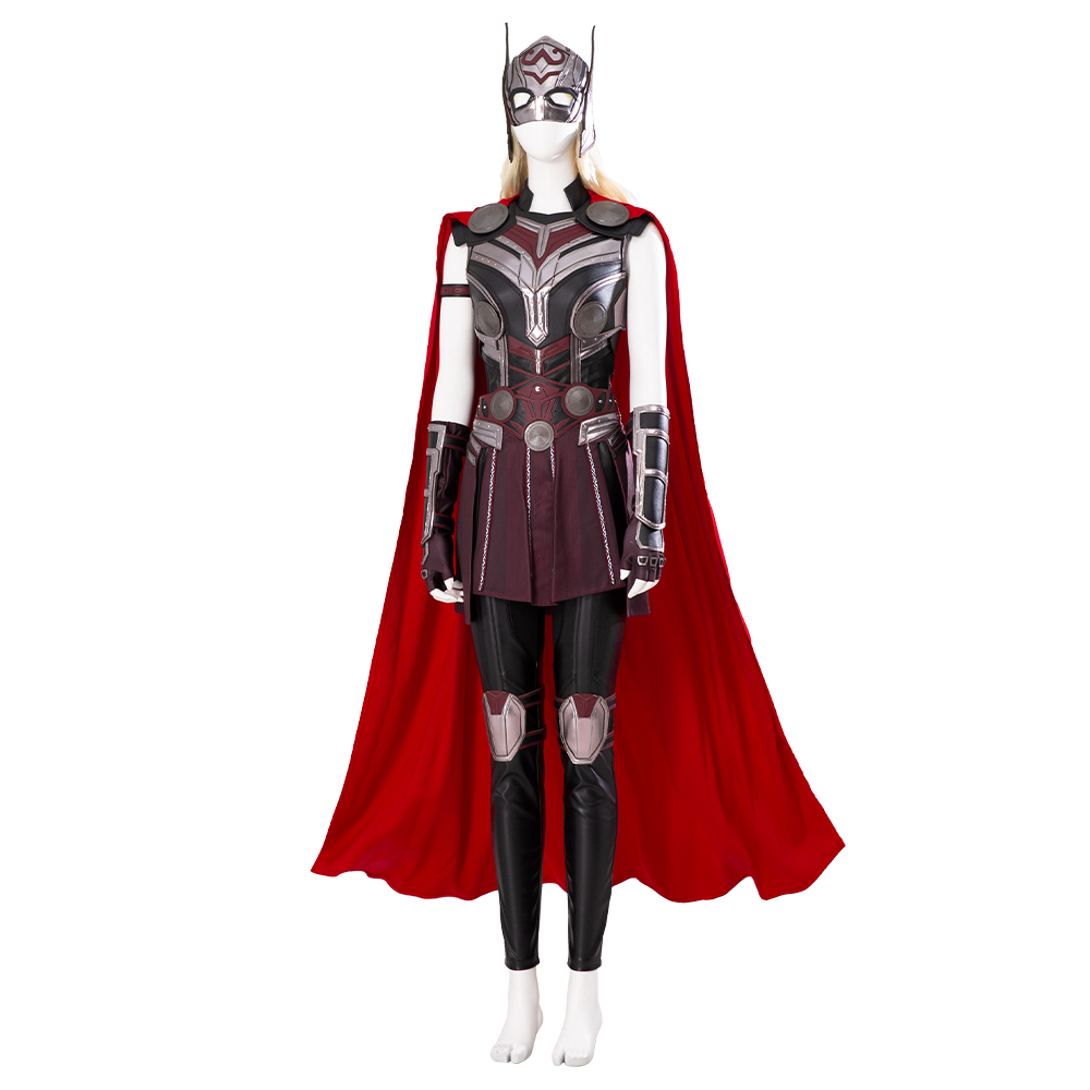 Marvel Movie Thor Love And Thunder Female Jane Foster Battle Suit Halloween Cosplay Costume Full Set  M20220486