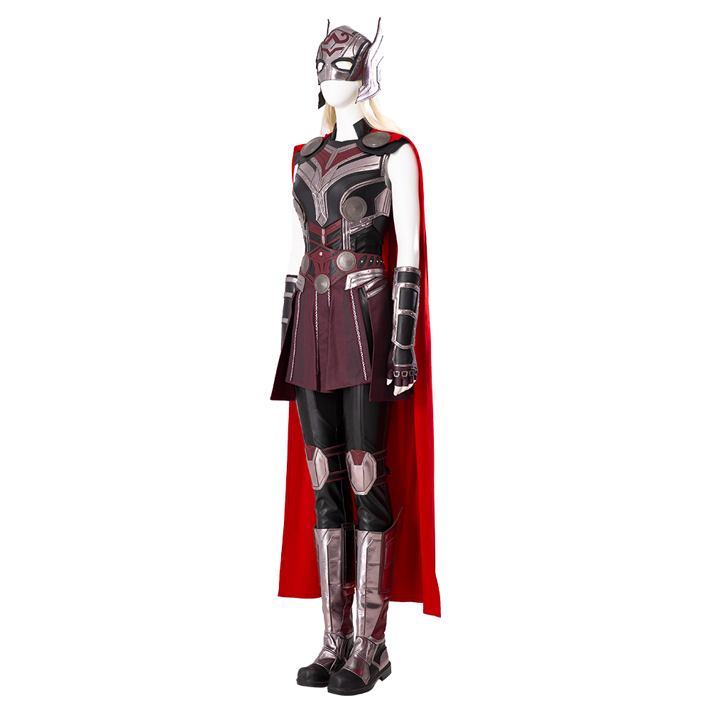 Marvel Movie Thor Love And Thunder Female Jane Foster Battle Suit Halloween Cosplay Costume Full Set  M20220486