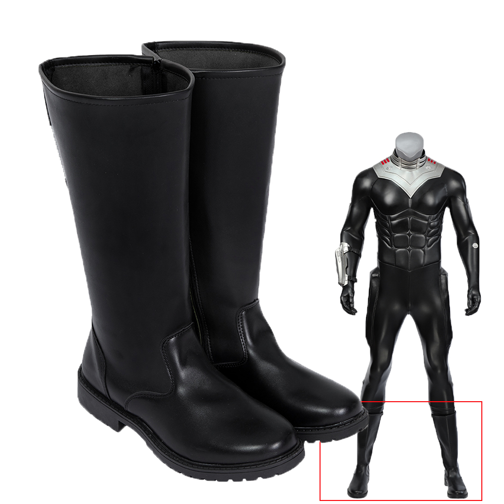 Movie Aquaman 2 Black Manta Combat Boots Cosplay Shoes M20230655