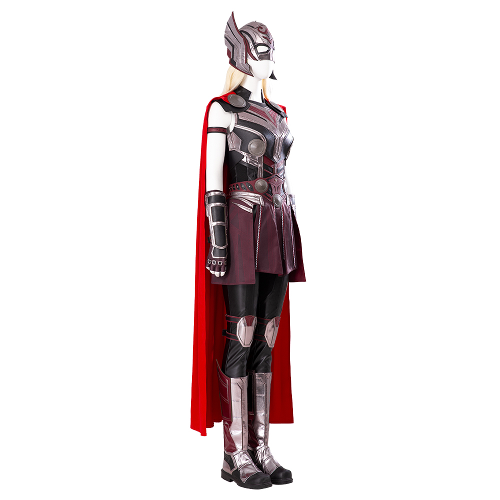 Marvel Movie Thor Love And Thunder Female Jane Foster Battle Suit Halloween Cosplay Costume Full Set  M20220486