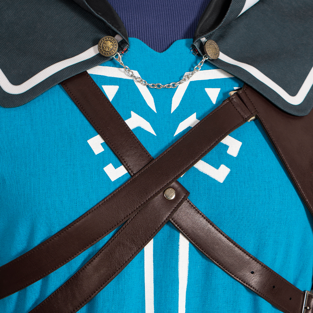 The Legend of Zelda: Tears of the Kingdom Costume Link Customizable Cosplay Costume Full Full with Props Cloak Halloween Outfit