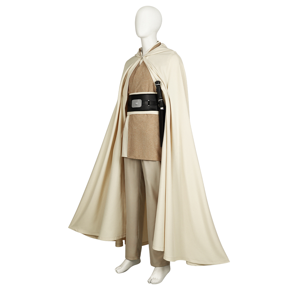 Movie Star Wars The Acolyte Sol Halloween Jedi Master Suit Cape Cosplay Costume (Without Boots) M20240683